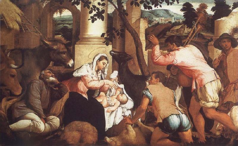 Jacopo Bassano The Adoration of the Shepherds